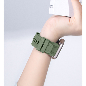 Nouveau <span class=keywords><strong>bracelet</strong></span> de montre en caoutchouc FKM imperméable avec <span class=keywords><strong>boucle</strong></span> à ardillon pour bracelets Iwatch 38 mm 40 mm 41 mm 42 mm 44 mm 45 mm 46 mm 49 mm - Product Image 4