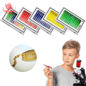 Portaobjetos de plástico para muestras biológicas, accesorios populares para microscopios científicos, práctica de uso con muestras celulares en microscopio - Product Image 2