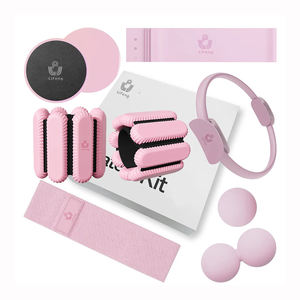 Usine en gros ovale en forme de U 5mm d'épaisseur Beige mat PU caoutchouc mise à la terre tapis de Yoga Logo personnalisé lait de coco Pilates accessoires - Product Image 1