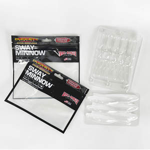 Bolsas para Cebo con Sellado de 3 Lados, Impresión Personalizada, Material Compuesto PET de Alta Barrera para Organización de Cajas de Pesca - Product Image 1