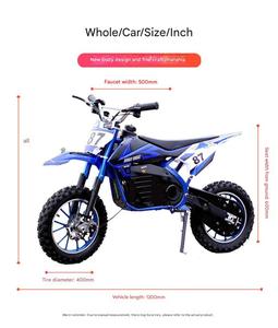 Moto Elettrica per Bambini Super Potenza 36V 500W/1000W, Super Dirt Bike Motocross per Ragazzi 8-12 Anni, in Acciaio a Due Ruote - Product Image 3