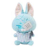 Peluche Lapin Cartoon Zoe 31cm-50cm, Coussin Doux en Polyester avec Rembourrage Coton PP, Oreiller de Sommeil, Cadeau d'Anniversaire pour Filles