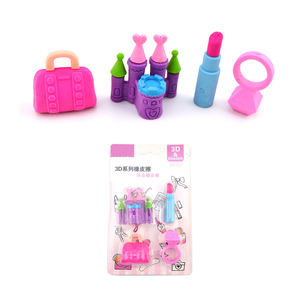 Gomma da Cancellare 3D Mini Creativa a Forma di Cibo, Torta, Gelato e Hamburger, Smontabile e Assemblabile, per Regali di Compleanno per Bambini, Basso MOQ - Product Image 2