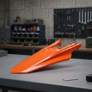 Parafango Posteriore in Plastica Acerbis per Moto KTM - Product Image 2