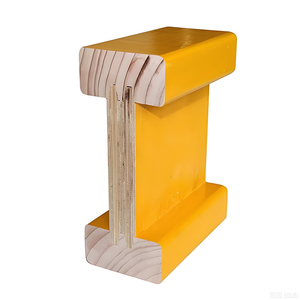 Viga de Encofrado H20 Amarilla con Brida de Abeto y Malla de Contrachapado 200x80mm, Viga I de Madera Amarilla para Construcción, Longitudes de 2.9m, 3.9m, 4.9m - Product Image 6