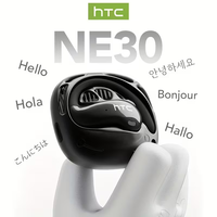 HTC NE30 AI earbud translasi cerdas, headphone baru 40H penerjemah bahasa 134 Waktu Nyata