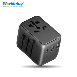 Worldplug Travel Power Chargers Adaptadores Worldwide International Universal Plug Adapter para EU US UK AU - Product Image 1
