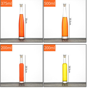Bottiglie di liquore vuote con tappi ermetici e coperchi a prova di perdite ingrosso - Product Image 4