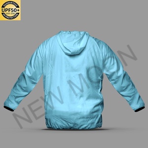 Custom Logo Lightweight Solid Color <b>Windbreaker</b> Quick Dry UV Protection Outdoor Casual Jacket Mens Sportswear - Product Image 6