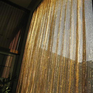 Rèm Mắt Xích Lưới Kim Sa Nhôm Chất Lượng Cao Rèm Vải Lưới Xích, Rèm Lưới Kim Loại - Product Image 2