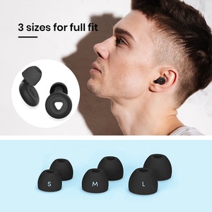 จุกอุดหูแบบซิลิโคน 3 ขนาด สำหรับนอนหลับ ลดเสียงรบกวน และการเดินทาง ใช้ซ้ำได้ - Product Image 6