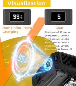 Ventilador de Cintura Portátil 3 en 1, Mini Ventilador Recargable de 8000 mAh, Banco de Energía, Ultra Silencioso, Multifuncional, para Exteriores - Product Image 4