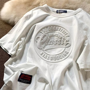 Camisetas de Verano 2026 para Hombre, de Algodón 100% Pesado, con Impresión de Logotipo Personalizado, Estilo Urbano, Lisas o con Gráficos - Product Image 2