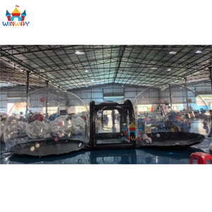 Carpa Inflable Impermeable de PVC de 3+3 Metros, con Ventilador, Globos y Bomba Integrados, para Alquiler en Fiestas, Nuevo Diseño, en Stock - Product Image 3