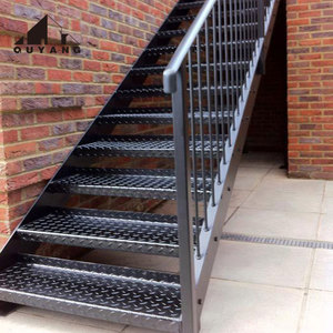 <span class=keywords><strong>Escalier</strong></span> en fer forgé droit <span class=keywords><strong>de</strong></span> style vintage élégant QUYANG pour villa, jardin et aménagement extérieur - Product Image 3
