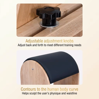 Banc de Pilates en bois réglable haut de gamme pour studio de yoga, correcteur de posture, équipement de fitness pour salle de sport, conception ergonomique pour une posture saine