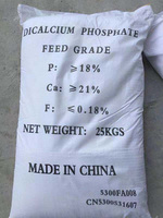 Phosphate dicalcique (DCP) 18% de qualité alimentaire pour animaux, en poudre granulaire, favorise la croissance - Approvisionnement direct usine
