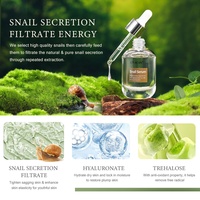 Sérum pour le visage à l'extrait de bave d'escargot, collagène, blanchissant, réparateur, anti-âge, anti-rides, marque privée OEM