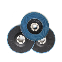 Disque abrasif durable à haute efficacité, disque à lamelles avec support en fibre de verre pour le ponçage de l'acier inoxydable, outils de meulage des métaux 100/115/125 mm