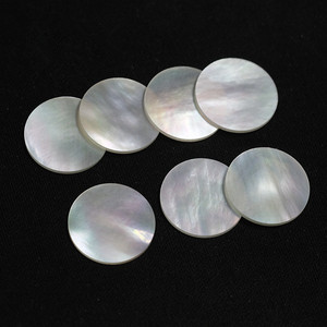 Prix de gros nacre naturelle ronde tranche/6mm-12mm double plat coquille <span class=keywords><strong>blanche</strong></span> <span class=keywords><strong>pierre</strong></span> <span class=keywords><strong>précieuse</strong></span> en stock - Product Image 3