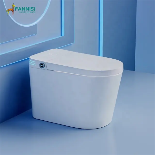Sensore di luce a filo automatico bidet elettronico wc sedile intelligente wc in ceramica toliet one piece smart toilet