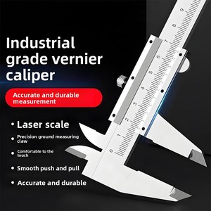 Hochpräziser Kohlenstoffstahl Edelstahl-Schiebemaßstab für Haushalt und Industrie mit Digitalanzeige und 0,02mm Auflösung - Product Image 6