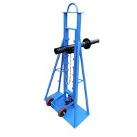 Support de câble hydraulique pour tambour de câble, équipement de tirage de câbles, support de bobine de câble de mise à la terre