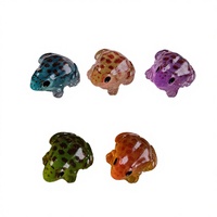 100 pièces de figurines de grenouilles miniatures en résine artistique, luminescentes, qui brillent dans le noir, animaux grenouilles minuscules pour bricolage, jardin féerique, Noël et Pâques