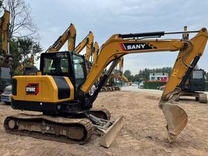 Bền Sany sy60c Micro Digger cabin loại 6ton Mini Máy xúc động cơ diesel trang trại sử dụng Kawasaki bơm thủy lực sản xuất Trung Quốc - Product Image 5