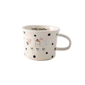 Tasse en céramique de dessin animé créatif tasse à fufu mignonne de Corée pour un usage domestique-eau potable <span class=keywords><strong>petit</strong></span> déjeuner <span class=keywords><strong>café</strong></span> au lait pour cadeaux - Product Image 5