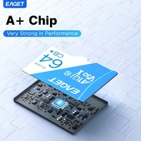EAGET T1C – Pack multi-cartes TF avec support pour carte SD, kit de cartes mémoire OEM 32 Go, 64 Go, 128 Go, 256 Go