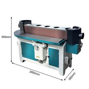 เครื่องขัดไม้แบบสั่นสะเทือนแนวตั้ง พร้อมระบบขัดขอบด้วยสายพานสั่น สำหรับขัดผิวชิ้นส่วนเฟอร์นิเจอร์ - Product Image 2