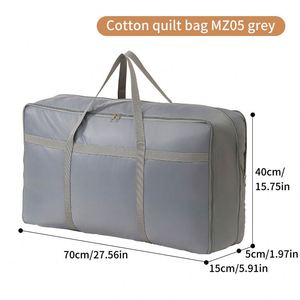 Sac de rangement pour couettes, grande capacité, épais et résistant, avec poignée portable, sac de déménagement, sac de voyage - Product Image 4