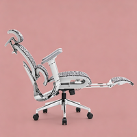 Chaise de bureau ergonomique moderne et respirante en maille de qualité supérieure avec accoudoirs 4D pour la maison, l'hôtel et le bureau scolaire