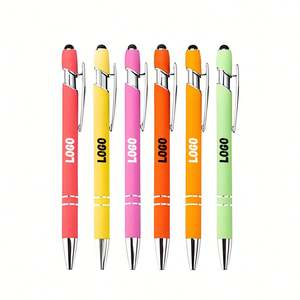 Cadeaux d'affaires promotionnels, stylo à bille personnalisé avec logo imprimé, stylo à bille blanc avec logo, stylo à bille en gros avec logo - Product Image 1