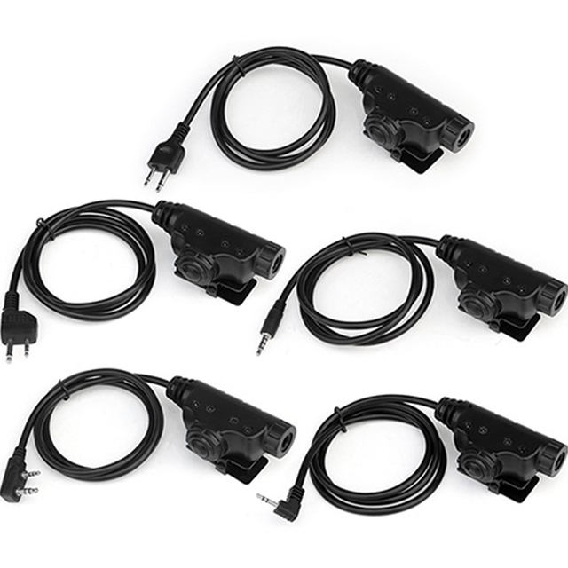 High Quality Tactical Headphone Acoustic Tube Headset with Tactical Tactical Earpiece
