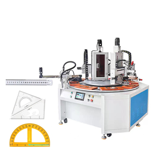 Máquina de serigrafía para reglas promocionales | Impresora automática de tocadiscos para reglas de plástico de regalo y publicidad - Product Image 1