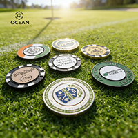Nouveau marqueur de golf magnétique personnalisé minimaliste de style vintage, cadeau de golf personnalisé