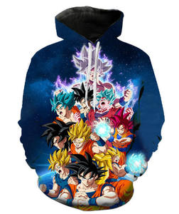 Sudadera con Capucha <span class=keywords><strong>de</strong></span> Anime, Personalizable, <span class=keywords><strong>de</strong></span> Poliéster/Algodón, para Hombre y Mujer, con Estampado 3D <span class=keywords><strong>de</strong></span> Goku, Estilo Casual, Teñida con Hilo, para Otoño - Product Image 5