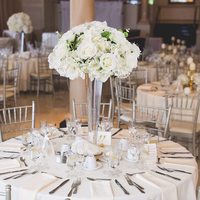 Table Home Decor Boules de fleurs en soie Bouquet Centres de table de mariage Décoration Hortensias blancs Fleurs Mariage artificiel