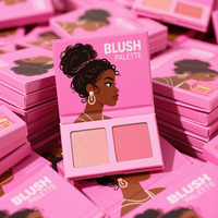 Palette de fard à joues poudre crème 2 en 1 Waterproof Vegan Cheek Tint Contour Custom Logo Private Label Makeup Kit