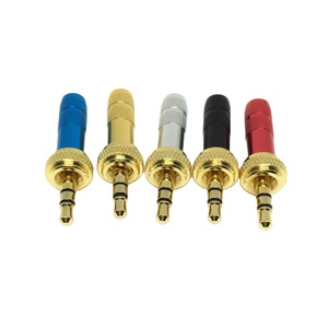 חדש מיני 3.5mm חוט רמקול אודיו ג 'ק סטריאו תקע מיוחד זהב מצופה 3.5 סטריאו תקע עבור DIY - Product Image 4
