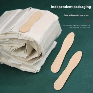 Cuchara de helado de madera desechable de un solo uso, 120 unidades/bolsa, <span class=keywords><strong>para</strong></span> paletas heladas, golosinas congeladas, prueba de leche agria, cubiertos de uso diario - Product Image 5