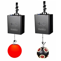 Système de projecteurs à balles LED RGBW 8*12W avec treuil, effets cinétiques, kit de couleurs, lumières de scène, danse en direct, contrôle DMX512