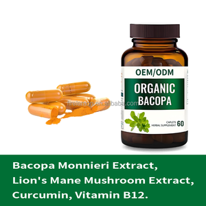 OEM/ODM Biologische Valse Tuinkruidentjes Monnieri Kruidensupplement Biologische Bacopa <span class=keywords><strong>Capsules</strong></span> Kruiden Voedingssupplement Hersenen voor Concentratie - Product Image 4