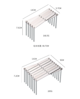 Support de rangement pliable et rétractable pour cuisine, accessoires, support pour couvercles de casseroles, support pour vaisselle en acier inoxydable, étagère pour assiettes