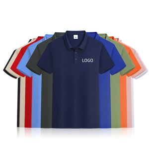Polo unisexe 210g 100% polyester, anti-humidité, séchage rapide, pour le golf, l'hôtellerie, la sécurité, vêtements de travail extensibles - Product Image 4