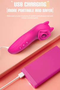 Vibrador Estimulador de Clítoris y Pezones para Mujeres, Diseño de Orejas de Perrito, Múltiples Frecuencias, Carga USB, Juguetes Sexuales para Mujeres - Product Image 4