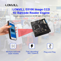 LONVILL Multi Interface USB TTL Intégré Barcode Scan Intégration Oem Code Engine CCD Qr Code Image Sensor Module