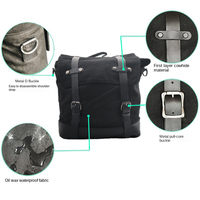 Vintage moto côté bagage sac boîte queue sac pour Harley XL 883 XL 1200 Touring